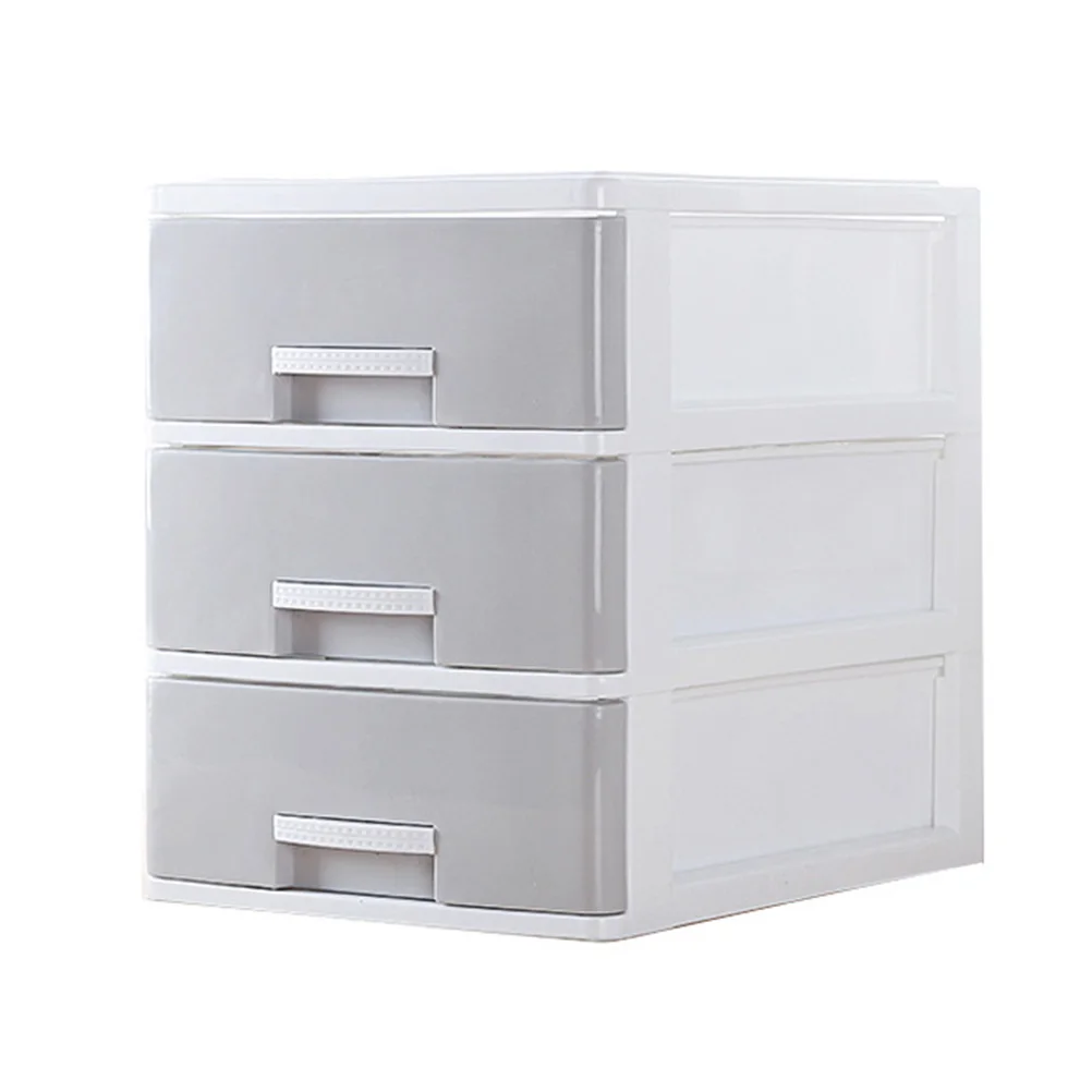 

1 Set Multi-Function Drawer Type Plastic Durable Storage Cabinet For Home