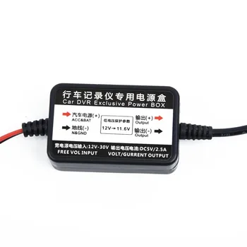 

Kit Car Charger Fuse Cable Power Box 3.2m DVR Camera GPS Navigation 12-30V To 5V Micro USB For Nextbase