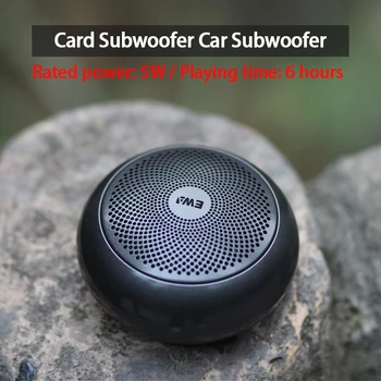 

KYYSLB A110mini 5W Wireless Bluetooth Speaker Mini Speaker Card Mobile Phone Heavy Bass Car Mini Subwoofer
