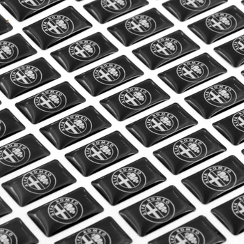 

Car styling Decorative Badge Hub caps Steering wheel sticker For Alfa Romeo 159 147 156 Giulietta 159 Mito KEYRING Accessories