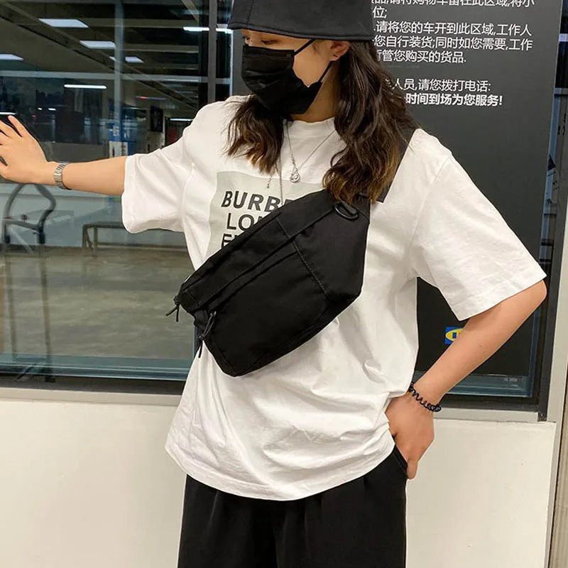 

Вместительная сумка через плечо для мужчин, забавный поясной кошелек на молнии, нейлоновая уличная дорожная Сумочка унисекс для телефона, нагрудной мешок