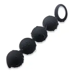 Силиконовая Анальная пробка, Анальный бисер штекер 4 шарика с вытяжное кольцо массаж простаты р секс-игрушки для женщин мужчин гей