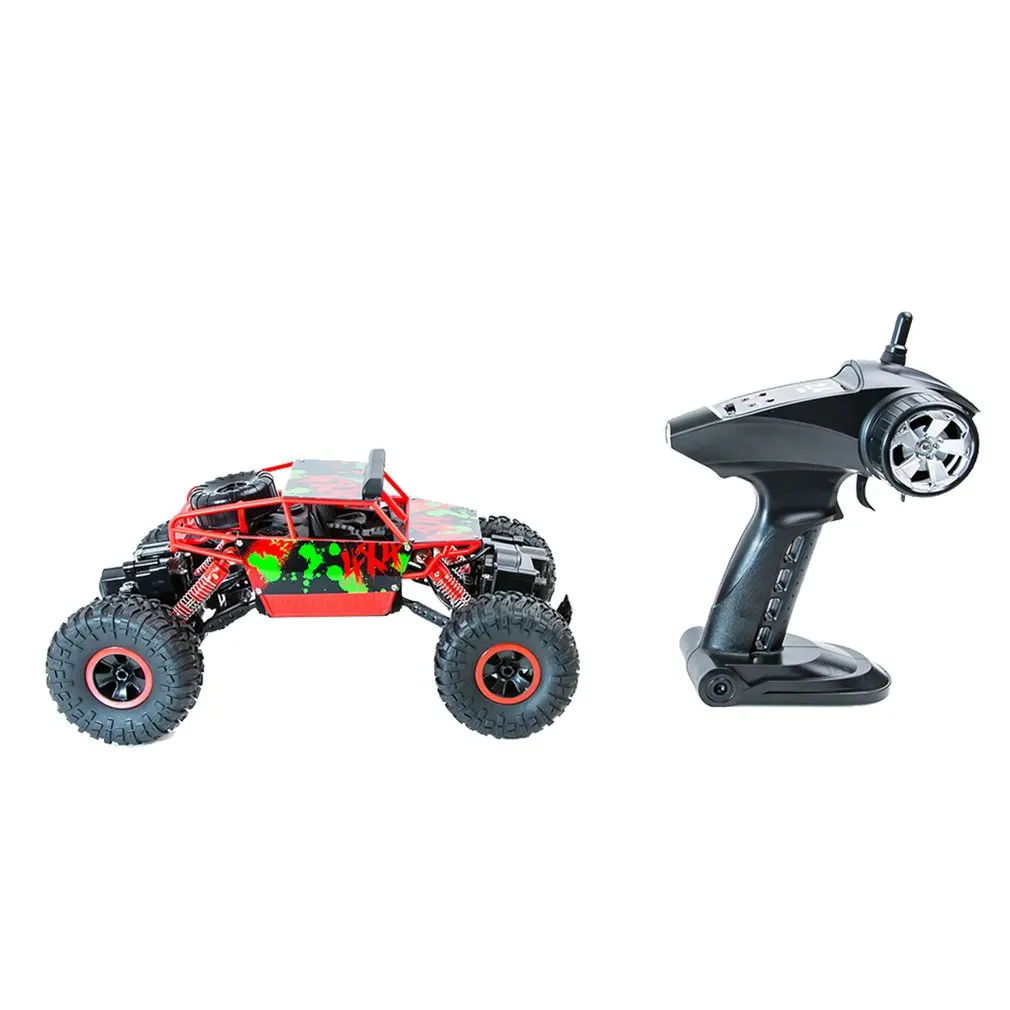 red small RC 1/18 YY300/S-001 Электрический четырехколесный привод подъем автомобиля Модель кроулер гоночный автомобиль внедорожник игрушка дистанционного Управление восхождение автомобиля - Цвет: red small RC