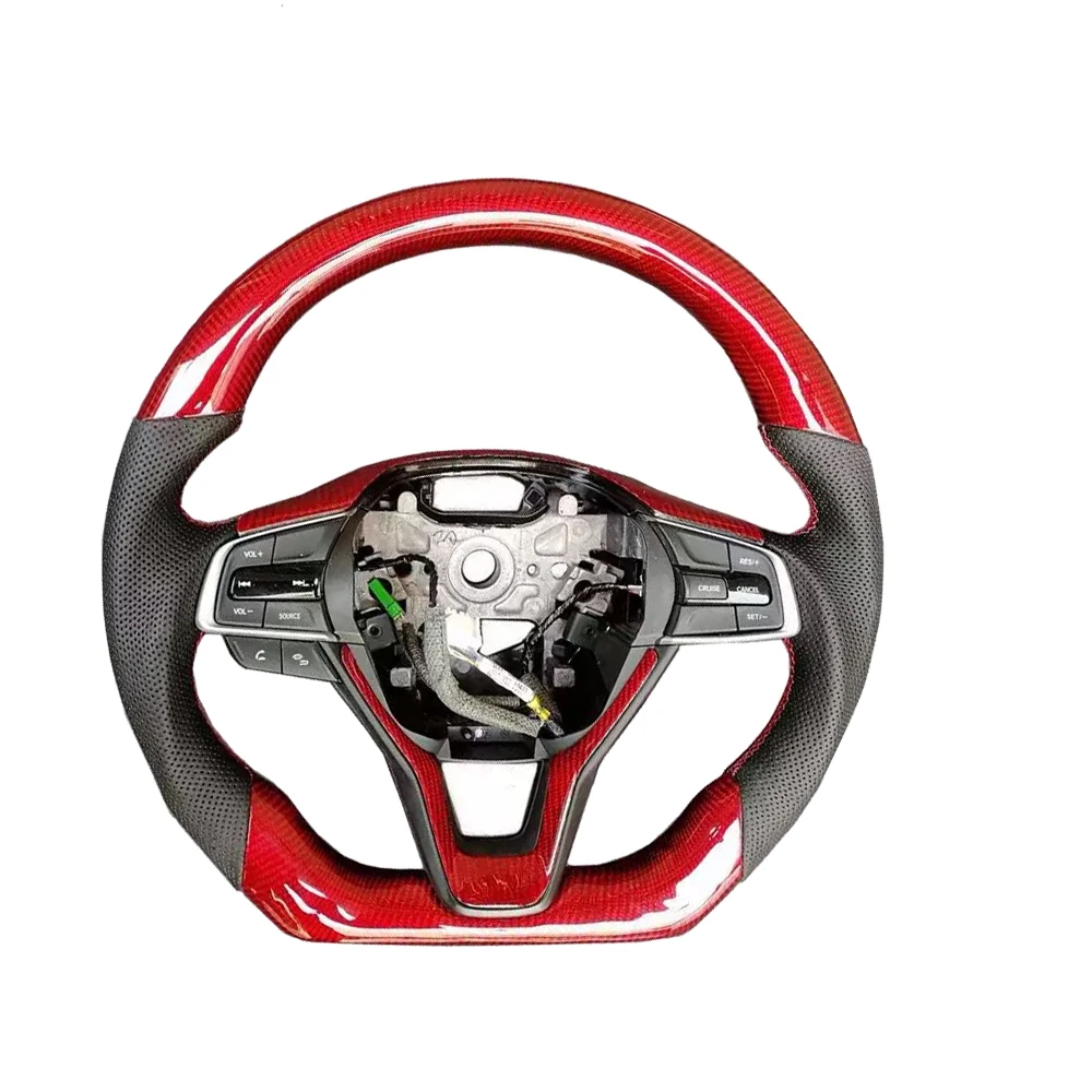 Suitable for Honda Accord 2018-2020 carbon fiber racing steering wheel, ACCORD 10th JDM style carbon fiber steering wheel