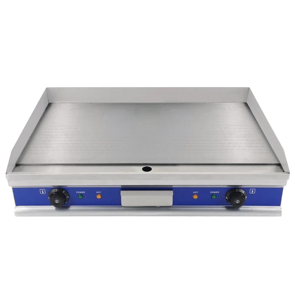 

Commercial Electric Grill Griddle Countertop Electric Griddles High Capacity Frying Pans Grill Griddle for Kitchen Restaurant