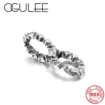 

100% Real 925 Sterling Silver Infinity Charm DIY Connectors fits Original Hard Rubber X Link Chain Bracelets Statement Jewellery