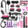 BDSM Kit Handcuffs Sex Toys for Adult G-spot Vibrators Adult Game SM Bondage Restraint Adult toy Nylon Clit Stimulator Sex Shop 1