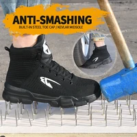 Winter Warm Steel Toe Work Shoes Anti-puncture Construction