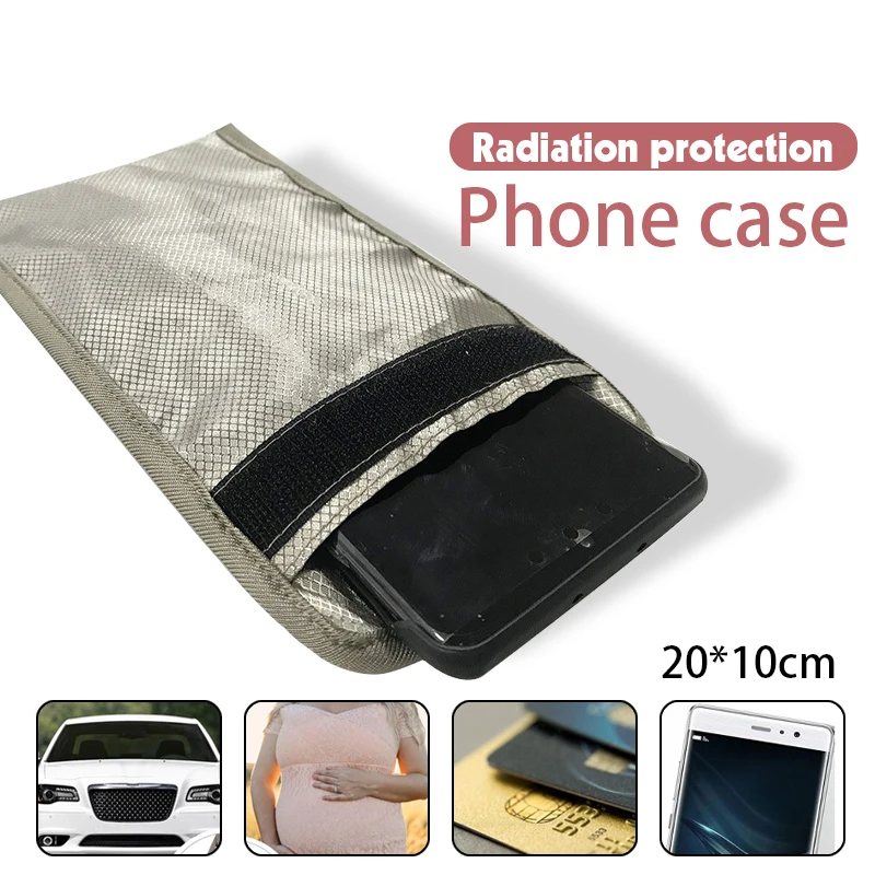 1Pcs Signal Blocking Faraday Bag For Cell Phone Anti-Theft Key Fob