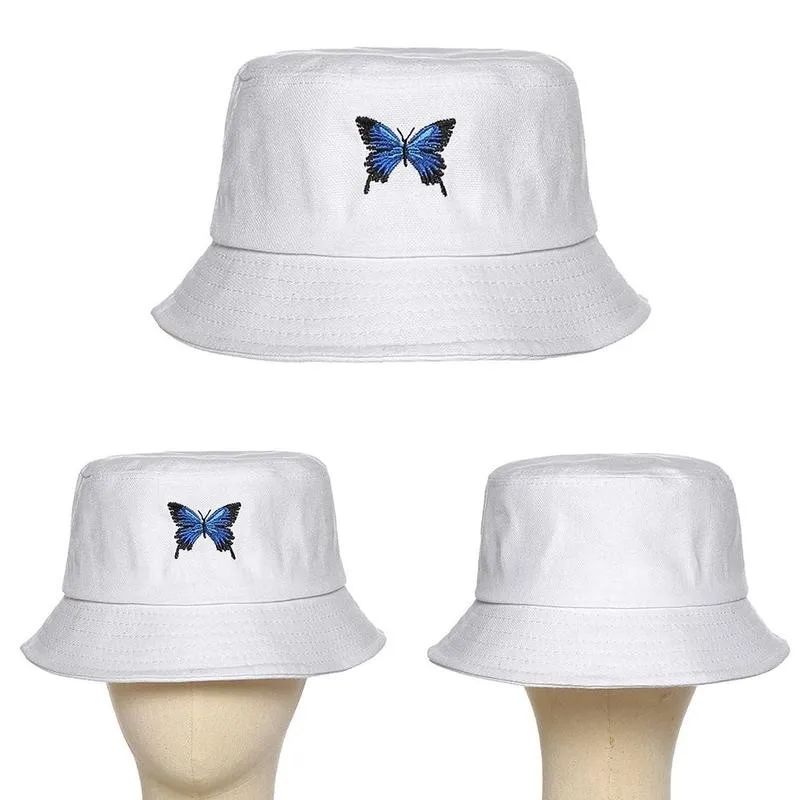 white canvas bucket hat