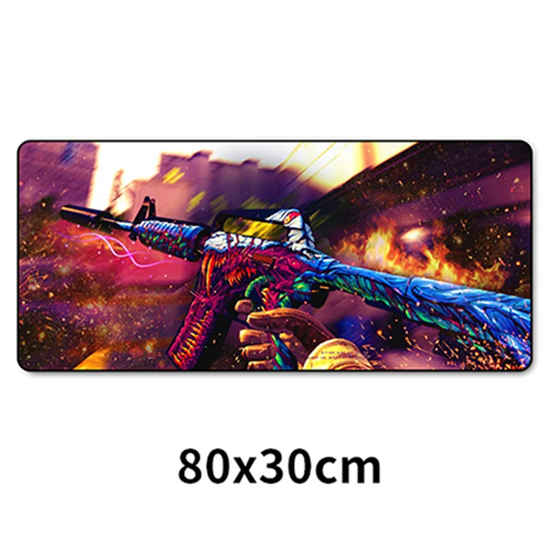 800x300 мм большой игровой коврик для мыши из натурального каучука XL компьютерный коврик для мыши нескользящий геймер CS GO клавиатура Коврик Для Мыши для ПК ноутбука - Цвет: 002