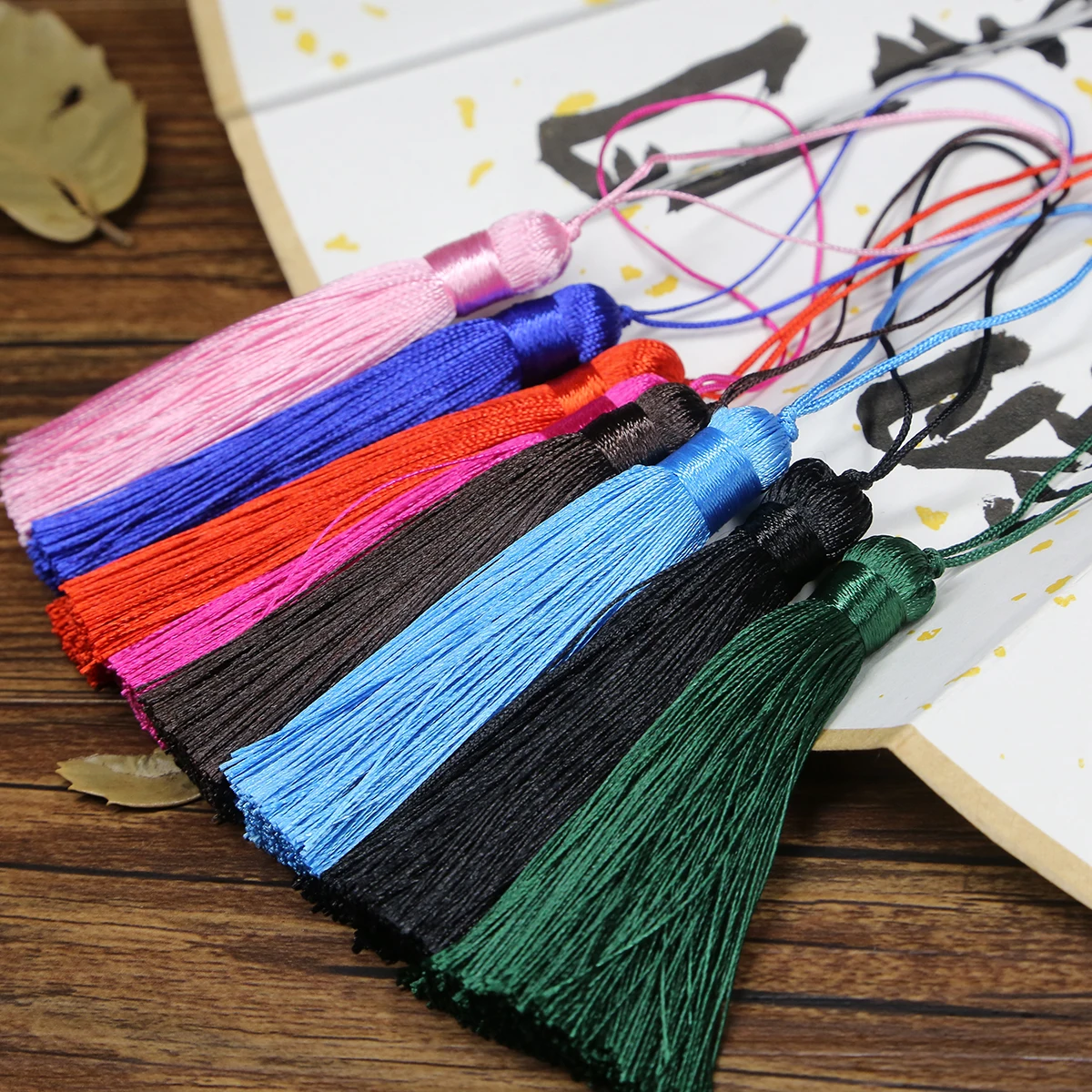 

2 Pcs 8cm Tassel Silk Fringe Craft Tassels Fringe for Curtain Tassels for Jewelry DIY Fringe Curtain