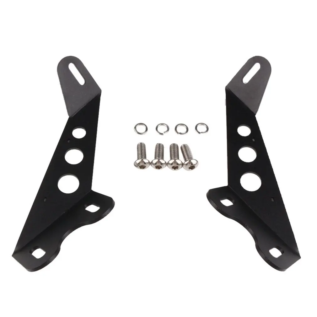 

For Jeep Wrangler JK 2007-UP LED Light Bar Skull Hood Mounting Brackets Corner brackets Straight LED Work Light Bar