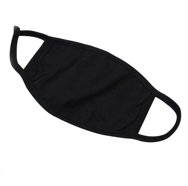 2 шт Черная двухслойная хлопковая маска для губ против дымки Пылезащитная моющаяся многоразовая двухслойная Пылезащитная Муфельная зимняя теплая маска