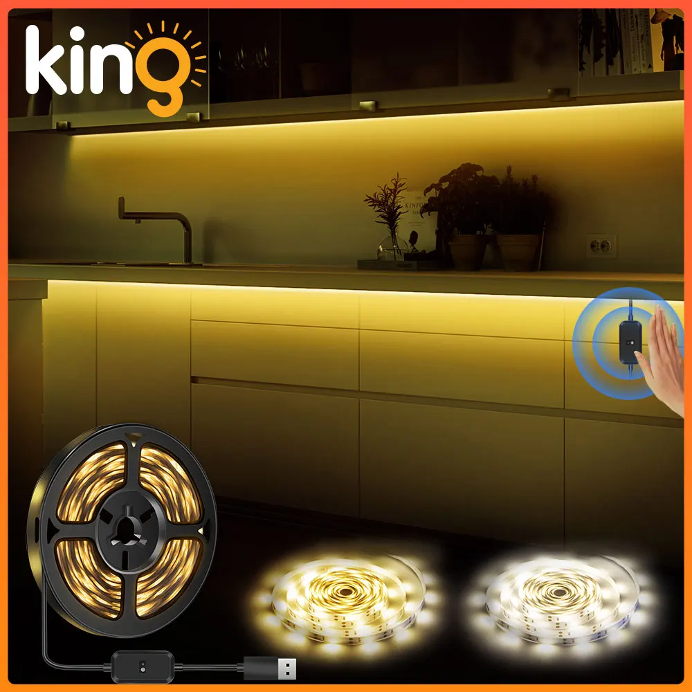 Hand Sweep Sensor LED Lights DC12V Kitchen Lamp Super Bright For Desk Closet Bathroom Decor Led strip Room decor | Лампы и освещение
