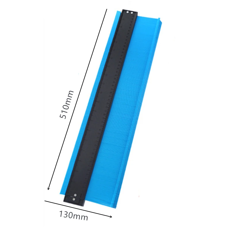13cm width dark blue Контурный манометр профиль копировальный манометр Стандартный 20 дюймов Расширенная деревянная маркировочная машина - Цвет: 13cm width dark blue