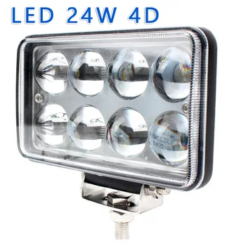 

Work Light Bar Aux Light Waterproof 2000LM 6000K Spotlight Motorcycle 4D