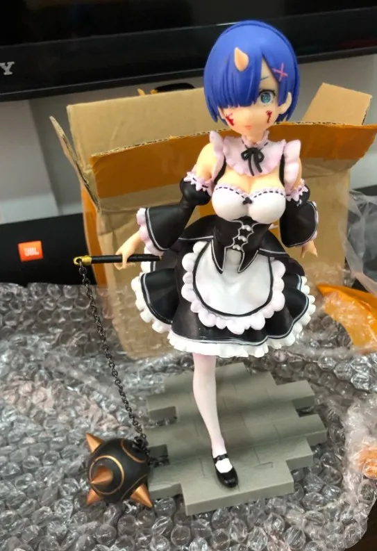 Re:Zero Начальная жизнь в другом мире: фигурка Rem Premium Xmas toy T30|Игровые фигурки и