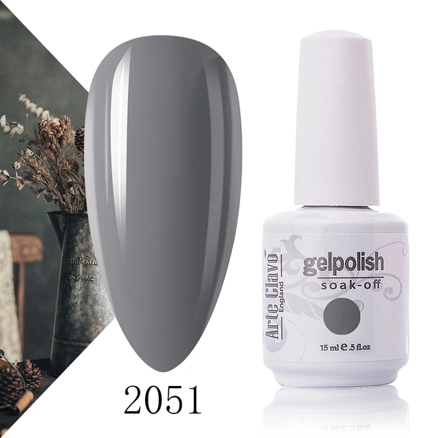 Arte Clavo 131 Colors Gel Polish Nail Gel Varnish Paint Semi Permanent Nails Art Gel Nail Polish For Manicure Top Coat Base Coat 2051