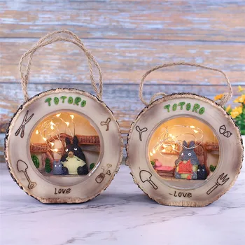 

Japanese-Style Cartoon Creative Tree Stump My Neighbor Totoro Night Light Pendant Personalized Decorative Desktop Ornaments