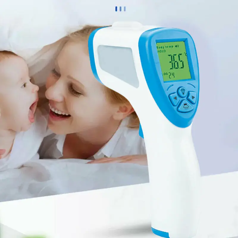 

LCD Digital Thermometer Infrared Baby Adult Forehead Non-touch Thermometer Temperature Gun