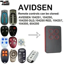 Для AVIDSEN 104251,104250, 104257,104350, 654250 дубликатор дистанционного управления
