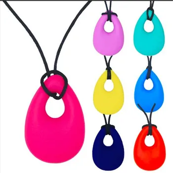 

New Silicone Baby Teether Toddler Kids Necklace Molars Tooth Baby Infant Chew Toy