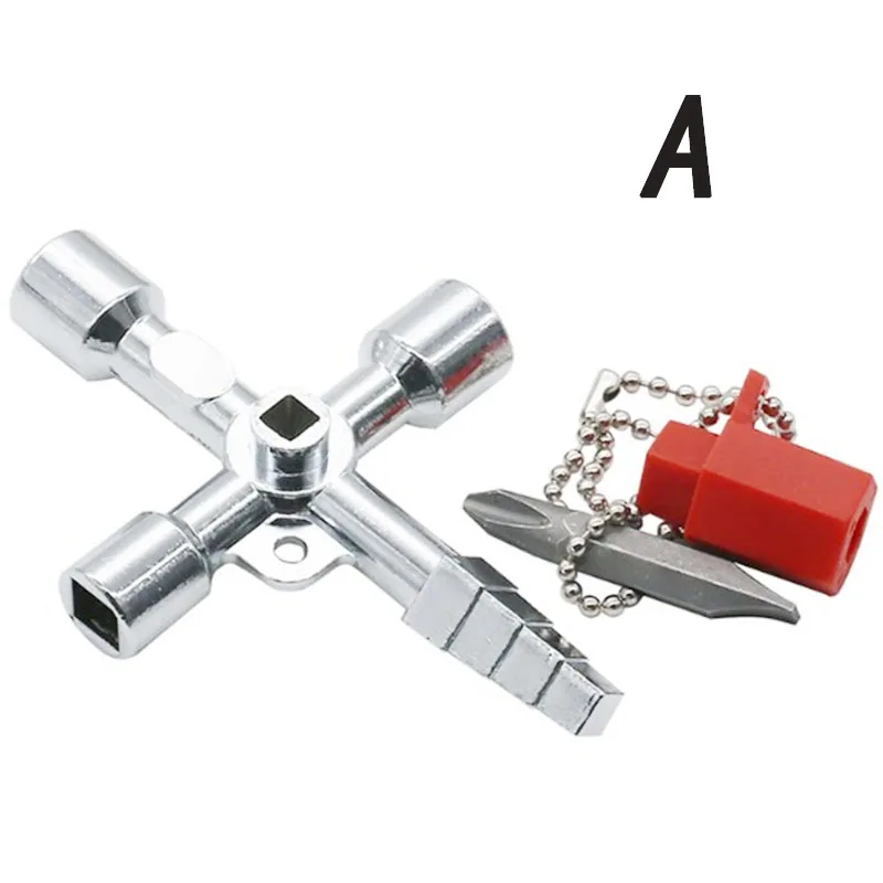 

Pagoda type 5 in 1 universal cross square delta train cabinet elevator key wrench