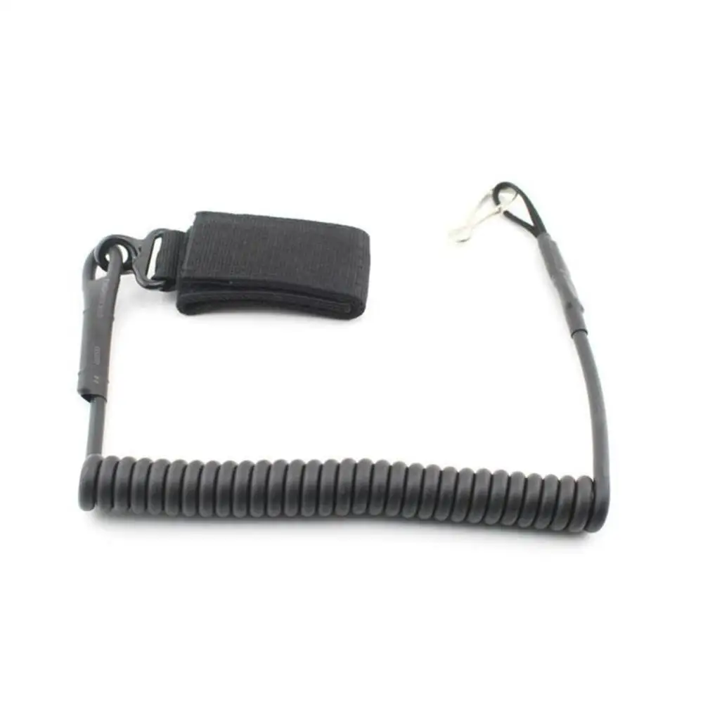 

Climbing Multi-function Tactical Gun Rope Safety Rope Anti-lost Outdoor Army Fan Spring Wear-resistant Elastic Keychain