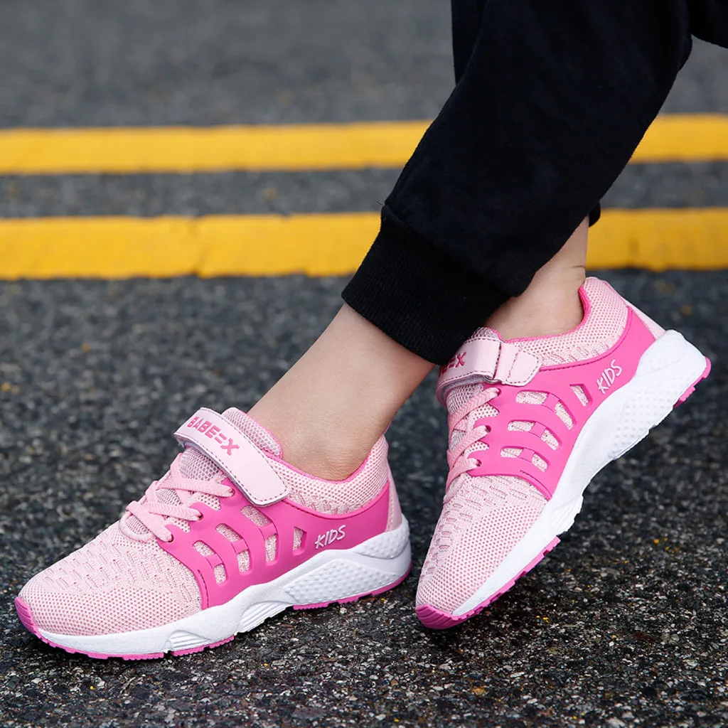 Summer Kid Sneakers Kid Running Shoes Children Sport Shoes Boy Basket Footwear Lightweight Breathable Casual Girl Shoes