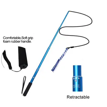 

Dog Toys Retractable Pet Wand Exercise Toys Tease Interactive Chasing Chew for Dogs More Get