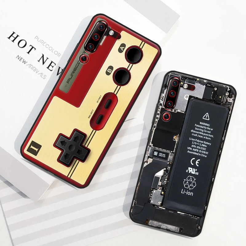 Auroras Phone Case For Lenovo Z6 Pro Soft Cartoon Cover Retro Camera Gamepad Pattern Lite | Мобильные телефоны и