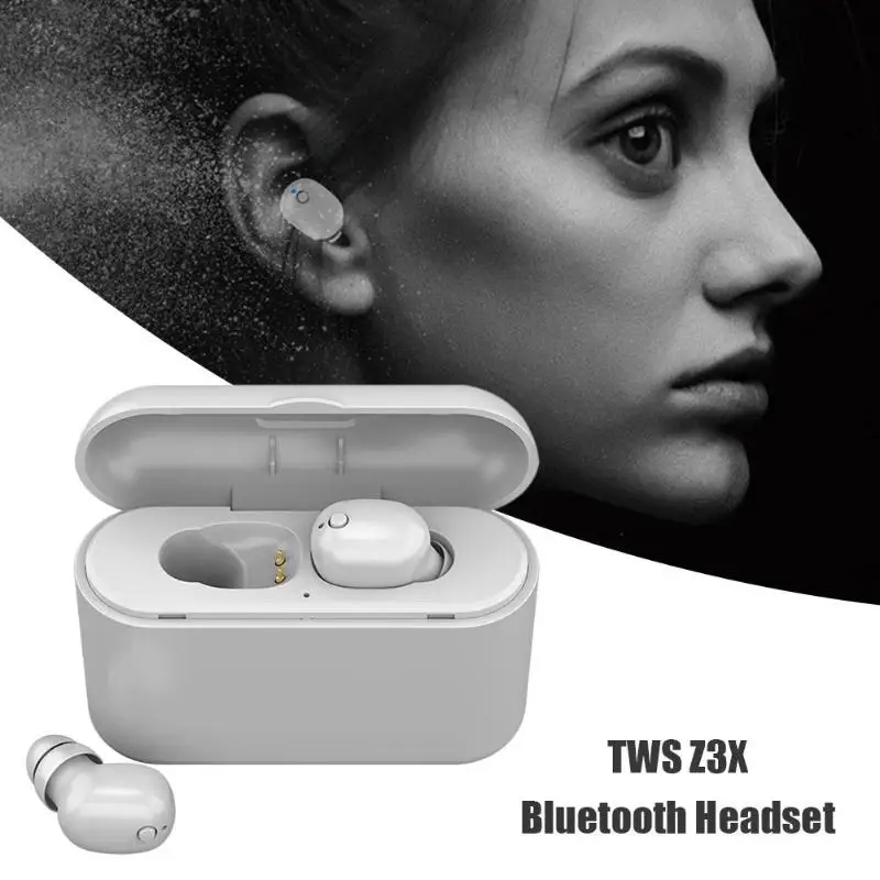 Z3X TWS Wireless Bluetooth 5 0 In ear Earbuds Handsfree Ture Wireless TWS Earphones with Charging Case BT5 0 Mini Sport Headset