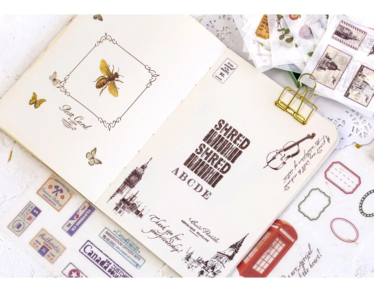 Подарок наклейка на коробку комплект Язык древесины Цзянь серии 50 листов в 8-креативный можно крепить любые приспособления: PDA дневник DIY декоративный Стикеры s