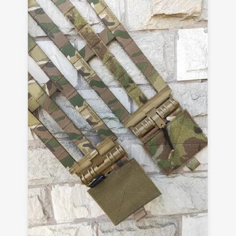 

Camouflage Colour In stock 3-Band Skeletal Cummerbund with Quick Release Buckle for JPC XPC Tactical Vest