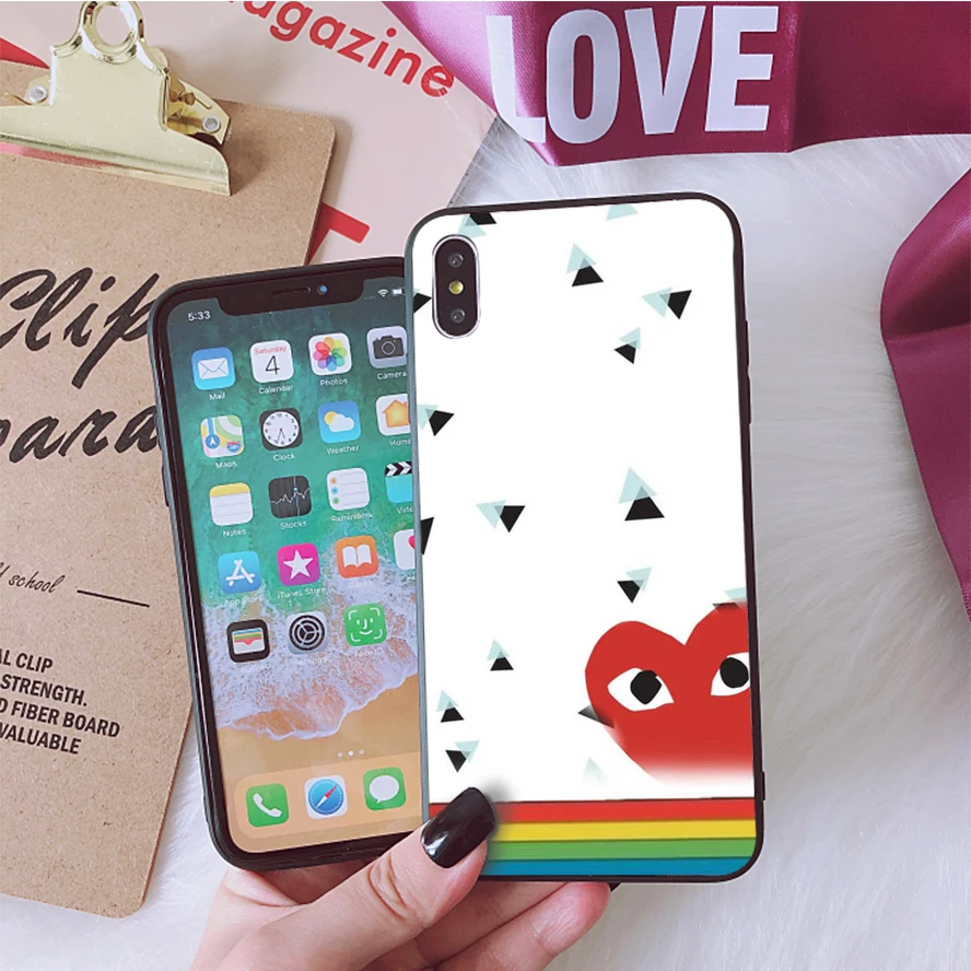 Любовь Игра CDG как мальчики чехол для телефона чехол для Apple iPhone 8 7 6 6S Plus X XS MAX 5 5S SE XR 11pro max - Цвет: A9