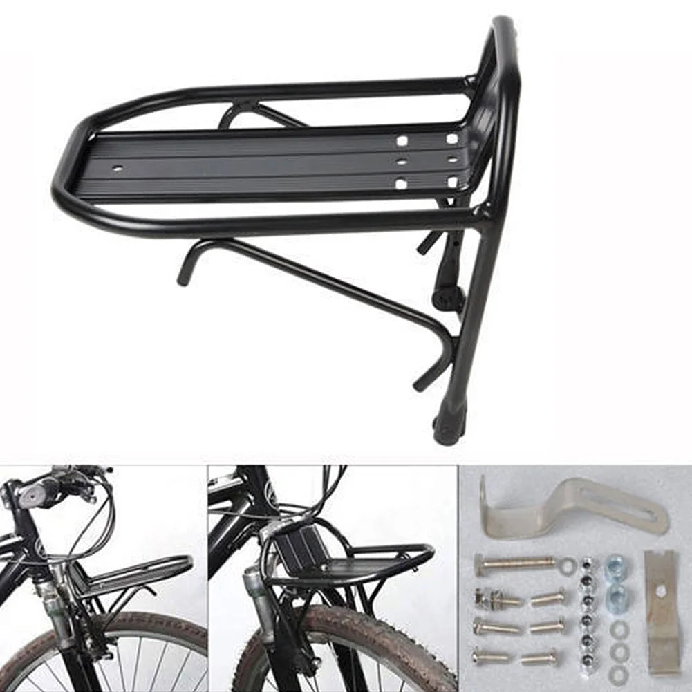 Hot Road Bike Bicycle Aluminum alloy Lightweight Bicycle Front Rack Goods Carrier Luggage Shelf Cycling Bracket Hot Road Bike Bicycle Aluminum alloy Lightweight Bicycle Front Rack Goods Carrier Luggage Shelf Cycling Bracket