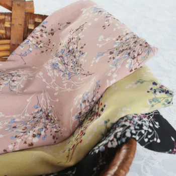 

Chiffon Summer Dress Printed Chiffon Fabric Clothing Fabric Floral Chiffon Yarn