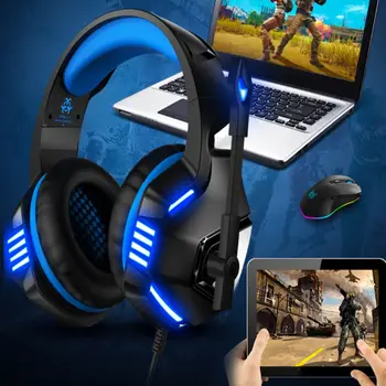 

Hunterspider Gaming Headset Mic LED V-3 Headphones For PC PS4 PRO Xbox one X/S