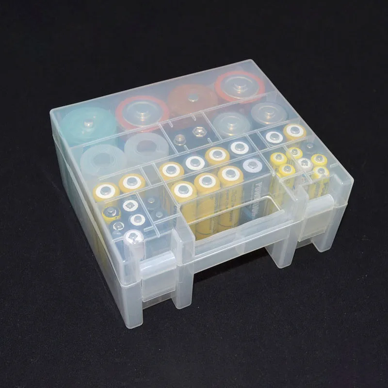 Large Capacity Plastic Battery Storage Box for AA and AAA Battery Storage Boxes Container for AA & AAA Battery Organizer Holder
