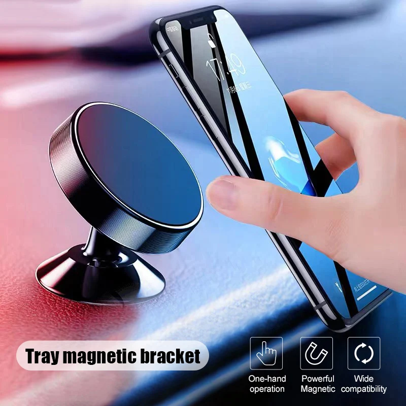 folding desktop phone stand Magnetic phone holder in car Magnet Mount Mobile Cell Phone Stand Telefon GPS Support For xiaomi iphone huawei samsung mobile holder for wall