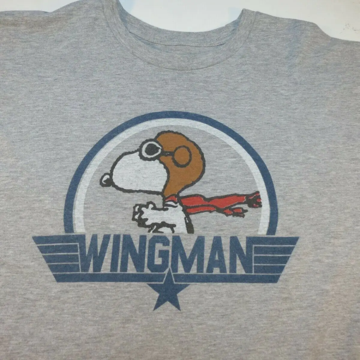 Арахис Snoopy Joe Cool Flying Ace Wingman Футболка мужская Xxl собака самолет|Футболки| |