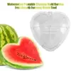 Watermelon Shaping Mold Square Eco-friendly No Deformation Creative Plastic Heart Shape Transparent Shaping Mold for Fruit 3