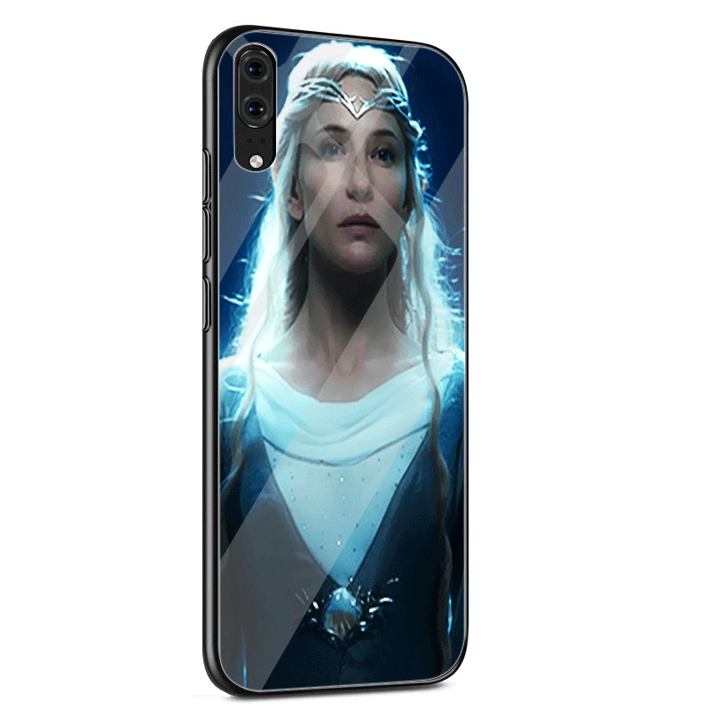 Стеклянный чехол для huawei P30 P20 P10 Y9 Y6 mate 20 Pro Lite P Smart Honor 7A 8X9 10 Крышка Властелин колец Galadriel - Color: G12