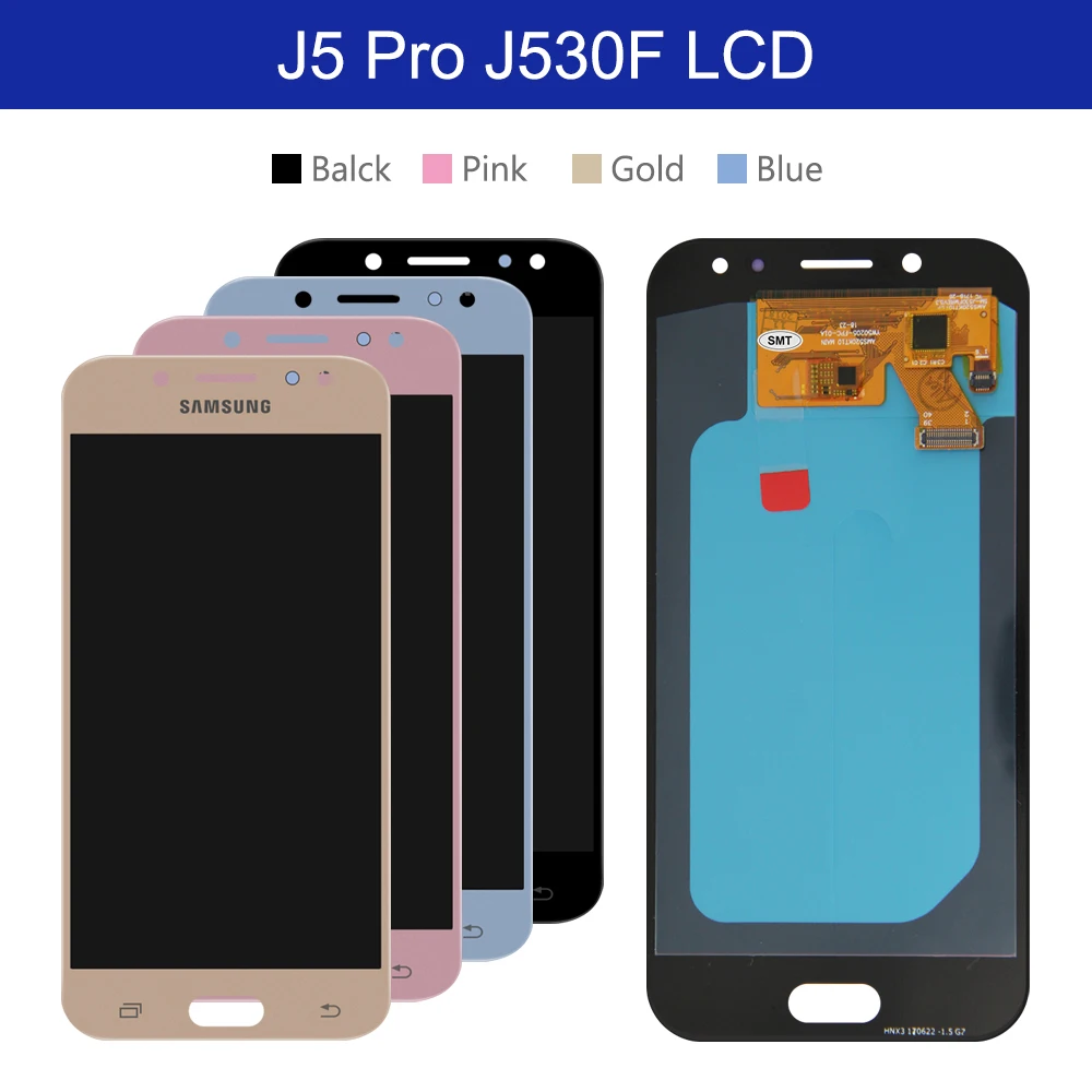 5 2 ''Super Amoled ЖК дисплей для Samsung Galaxy J5 2017 J530 J530F SM сенсорный экран дигитайзер в