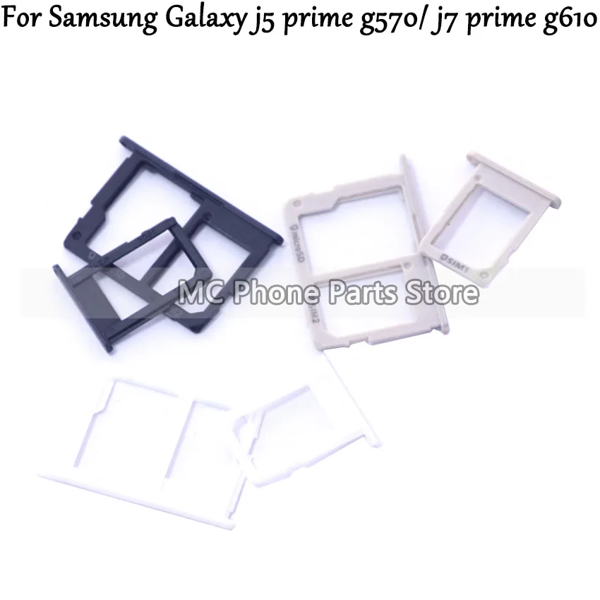 Для samsung Galaxy J5 Prime G570 J7 Prime G610 слот для sim-карты лоток для карт памяти Micro SD Держатель для j5 j7 prime лоток для sim-карт