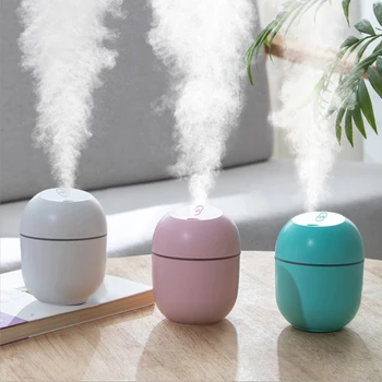 

Ultrasonic Mini Air Humidifier 220ML Aroma Essential Oil Diffuser Home Car USB Fogger Mist Maker LED Night Lamp