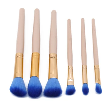 

6Pcs Professional Makeup Brushes Powder Foundation Eye Shadow Face Blush Brush Cosmetic Blend Tools Maquiagem