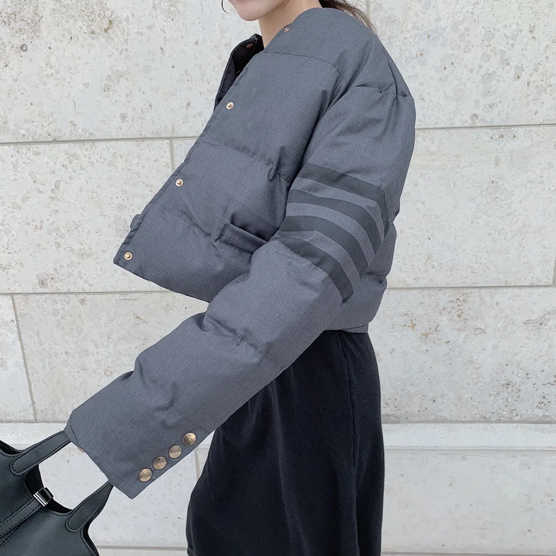 

Wuuus Cotton Coat Sense of Design Women's Non-mainstream down Coat Short Very Fairy of Winter WOMEN'S Coat Nobility Elegant Must