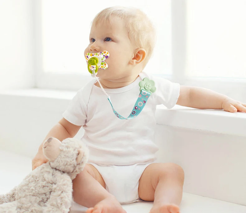 Hogokids, Детская соска, цепочка для новорожденных, соска с зажимом, бутылочки для кормления, индивидуальные подарки для младенцев